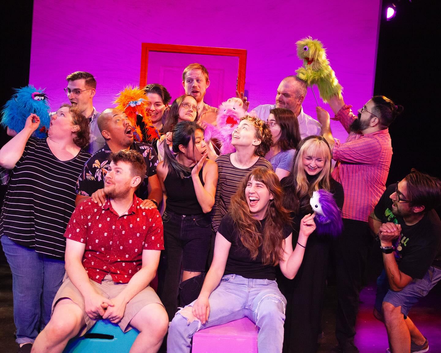 Group photo of the Inside Voices cast and crew