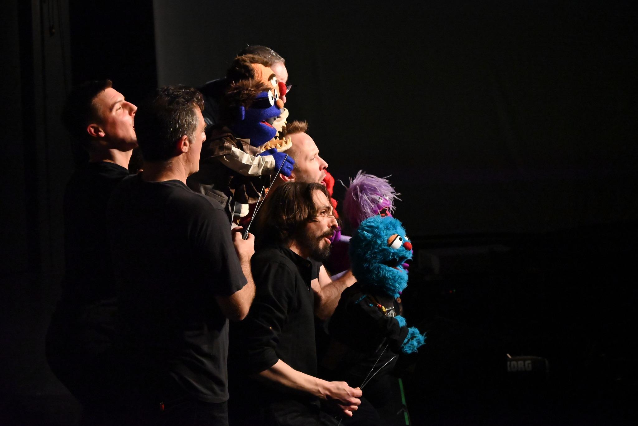 NO STRINGS ATTACHED, an improvised puppet show for adults